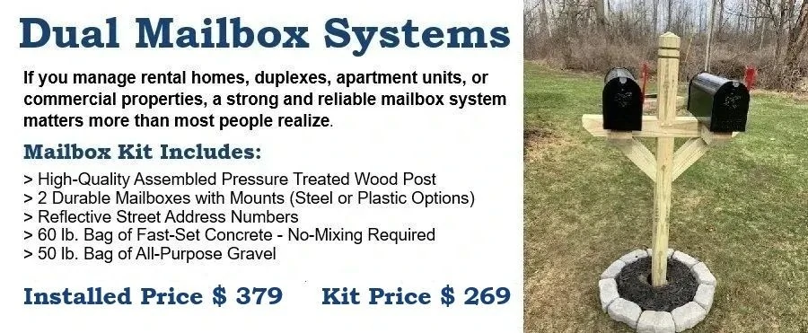 Mailbox System Mailbox Kits & Installation Specials | Buffalo NY